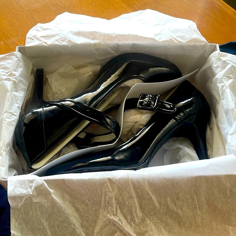 Calvin Klein women’s 9.5 black heel.